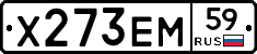 Х273ЕМ59 - 