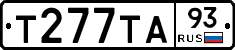 Т277ТА93 - 