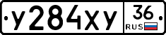 У284ХУ36 - 
