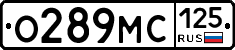 О289МС125 - 