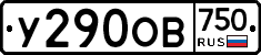 У290ОВ750 - 