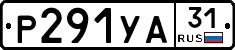 Р291УА31 - 