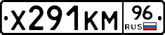 Х291КМ96 - 