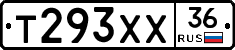 Т293ХХ36 - 
