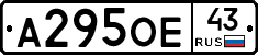 А295ОЕ43 - 