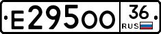 Е295ОО36 - 