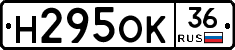 Н295ОК36 - 
