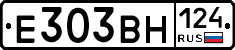 Е303ВН124 - 