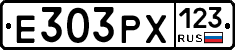 Е303РХ123 - 
