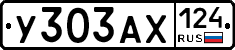 У303АХ124 - 