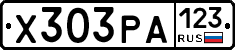 Х303РА123 - 