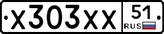 Х303ХХ51 - 