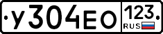 У304ЕО123 - 