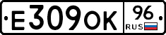 Е309ОК96 - 