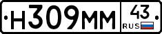 Н309ММ43 - 
