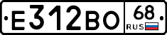 Е312ВО68 - 