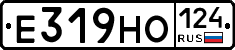Е319НО124 - 