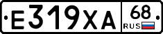 Е319ХА68 - 