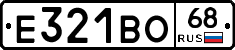 Е321ВО68 - 