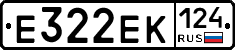 Е322ЕК124 - 