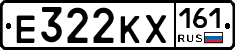 Е322КХ161 - 
