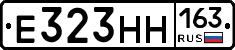 Е323НН163 - 