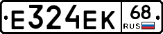 Е324ЕК68 - 