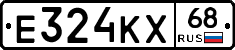 Е324КХ68 - 