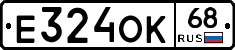 Е324ОК68 - 