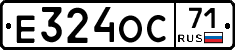 Е324ОС71 - 