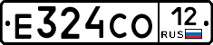 Е324СО12 - 