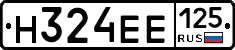 Н324ЕЕ125 - 
