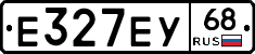 Е327ЕУ68 - 
