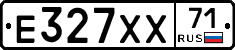Е327ХХ71 - 