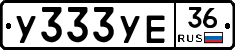 У333УЕ36 - 