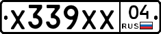 Х339ХХ04 - 