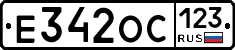 Е342ОС123 - 