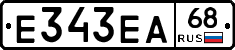 Е343ЕА68 - 