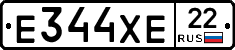 Е344ХЕ22 - 