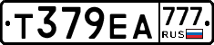 Т379ЕА777 - 