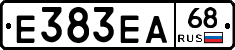Е383ЕА68 - 
