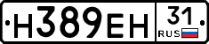 Н389ЕН31 - 