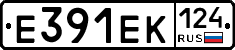 Е391ЕК124 - 