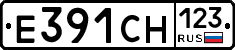 Е391СН123 - 