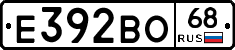 Е392ВО68 - 