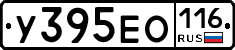 У395ЕО116 - 