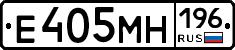 Е405МН196 - 