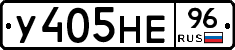 У405НЕ96 - 