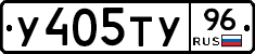 У405ТУ96 - 