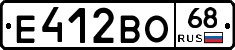 Е412ВО68 - 